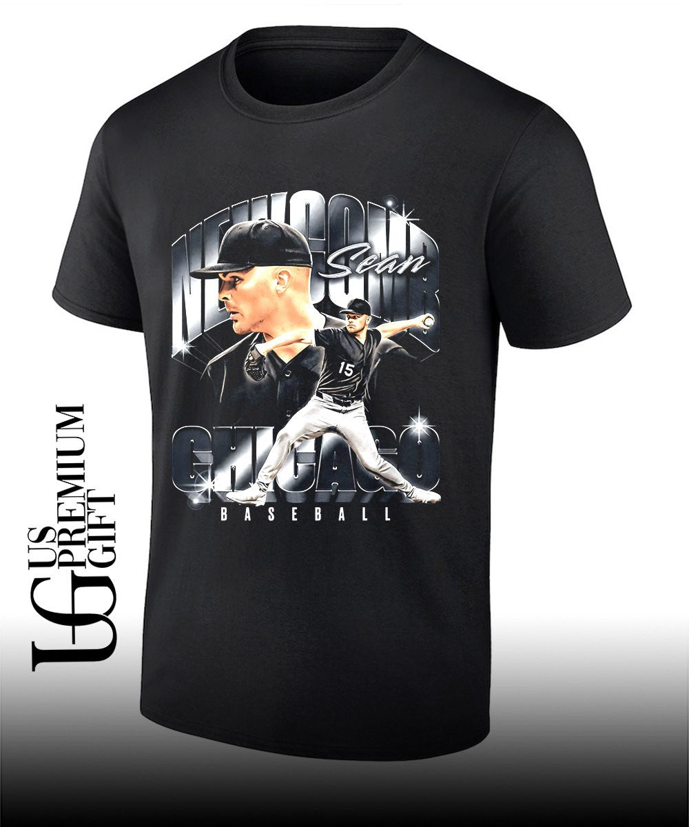 Sean Newcomb Chicago White Sox baseball signature shirt Unisex T-shirt, Sweatshirt, Hoodie, Long Sleeve Tee - T-Shirt, Sweatshirt, Hoodie