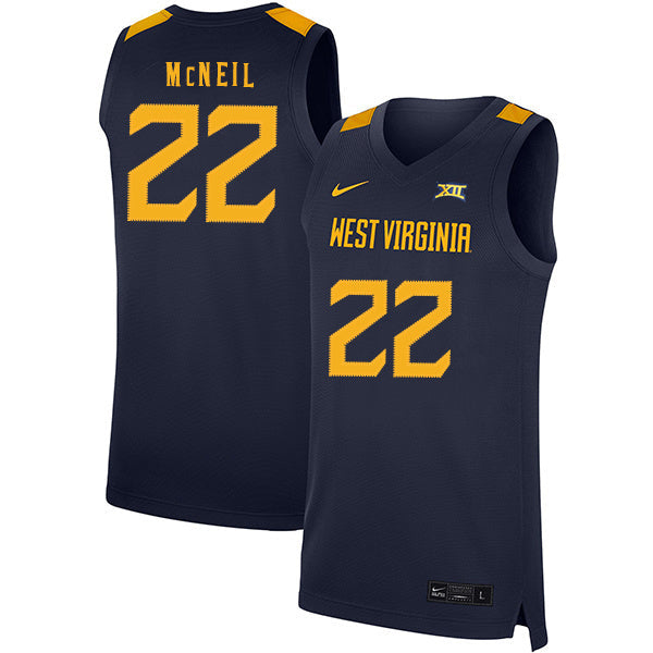 Sean McNeil 22 Navy College Football Jersey football jersey product view 1