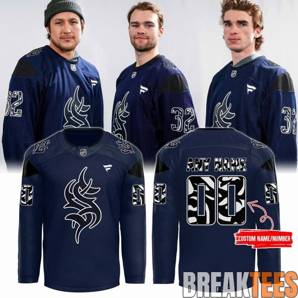 Seattle Kraken 2026 AANHPI Night Custom Hockey Jersey Unisex T-shirt, Sweatshirt, Hoodie, Long Sleeve Tee - T-Shirt, Sweatshirt, Hoodie