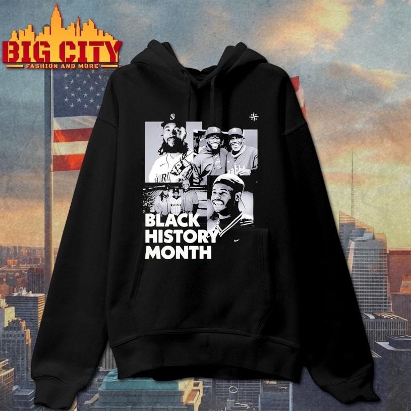 Seattle Mariners Ken Griffey Jr Black History Month - Adult & Kids T-Shirts, Sweatshirts & Hoodies apparel design preview 2