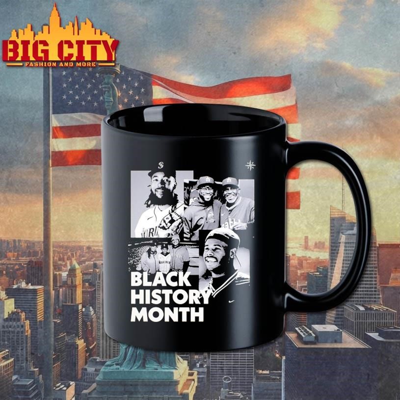 Seattle Mariners Ken Griffey Jr Black History Month - Adult & Kids T-Shirts, Sweatshirts & Hoodies apparel design preview 3