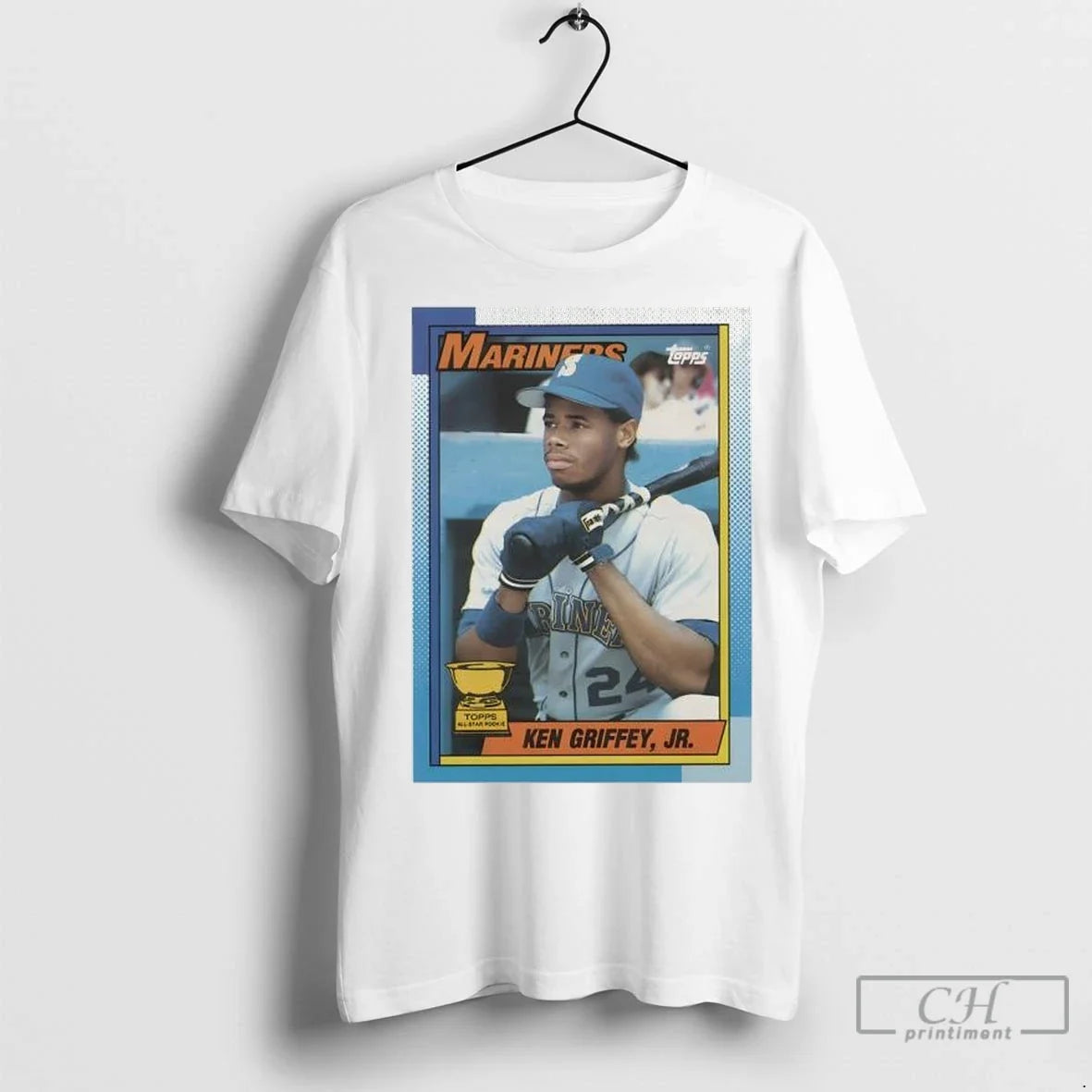 Seattle Mariners Ken Griffey Jr Baseball Card Player Mlb T Shirts Unisex T-shirt, Sweatshirt, Hoodie, Long Sleeve Tee - T-Shirt, Sweatshirt, Hoodie