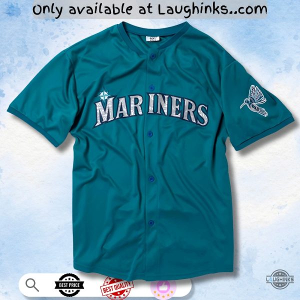 Seattle Mariners Native American Heritage Night Baseball Jersey Giveaway 26 August 2025 baseball jersey product view 1