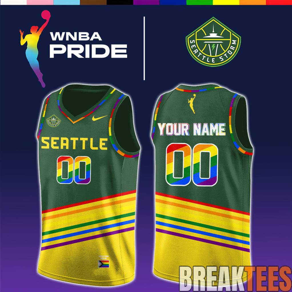 Seattle Storm 2026 WNBA x Pride Day Limited Edition Jersey Unisex T-shirt, Sweatshirt, Hoodie, Long Sleeve Tee - T-Shirt, Sweatshirt, Hoodie