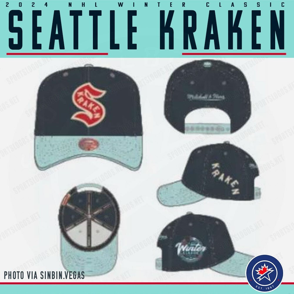 Seattle Kraken 2024-winter-classic-logo-leak Hockey Jersey hockey jersey product view 1