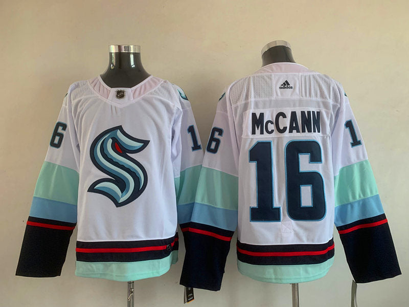 Seattle Kraken #16 Jared Mccann Hockey Jersey hockey jersey product view 1