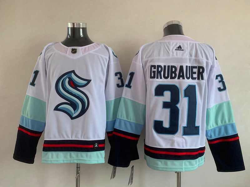 Seattle Kraken #31 Philipp Grubauer Style 3 Hockey Jersey hockey jersey product view 1