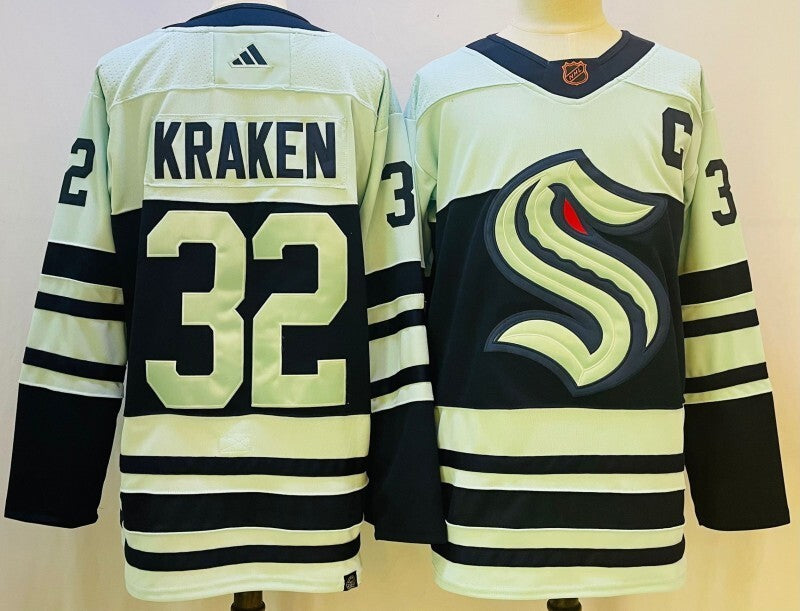 Seattle Kraken #32 Kraken Hockey Jersey hockey jersey product view 1