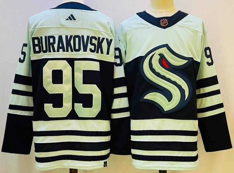 Seattle Kraken #95 Andre Burakovsky Hockey Jersey hockey jersey product view 1