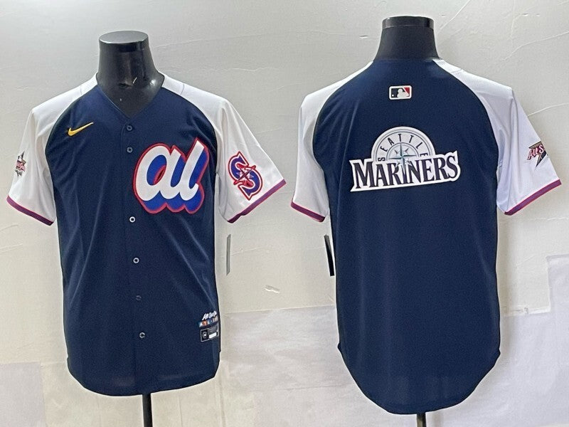 Seattle Mariners Mariners 25 All-Star Style 2 Baseball Jersey baseball jersey product view 1