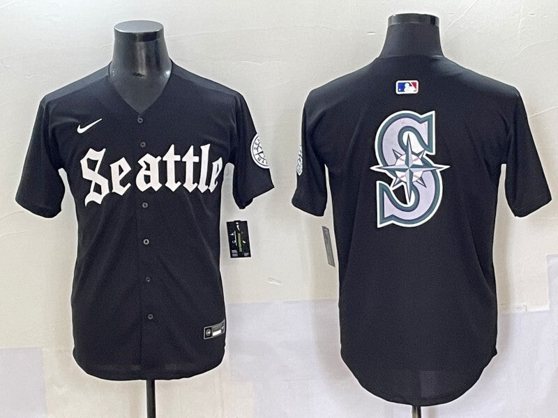 Seattle Mariners Mariners 5 Collaboration Style 6 Baseball Jersey baseball jersey product view 1