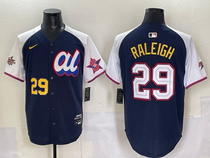 Seattle Mariners #29 Cal Raleigh Mariners 25 All-Star Style 2 Baseball Jersey baseball jersey product view 1