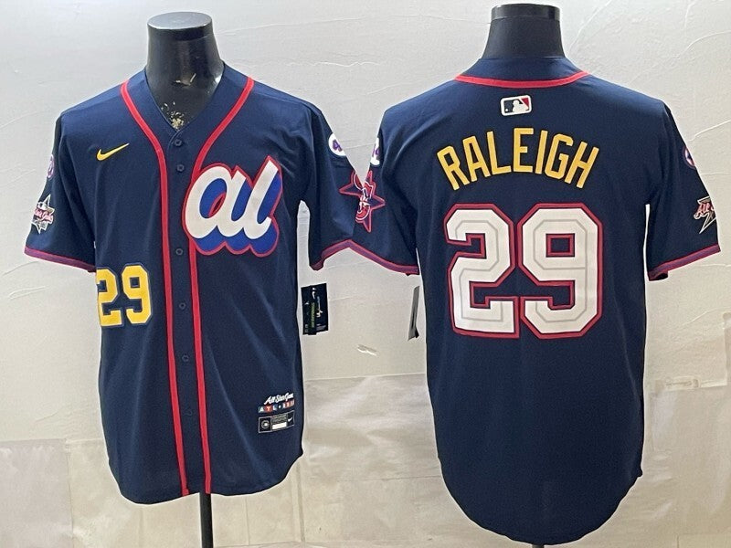 Seattle Mariners #29 Cal Raleigh Mariners All-Star Baseball Jersey baseball jersey product view 1