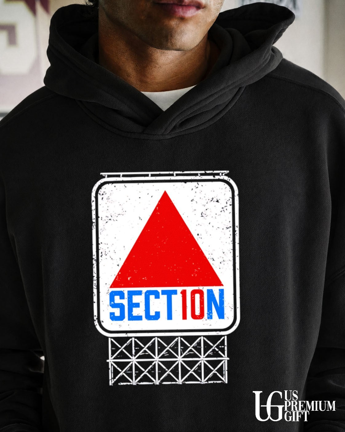 Section 10 Sign logo - Adult & Kids T-Shirts, Sweatshirts & Hoodies apparel design preview 5