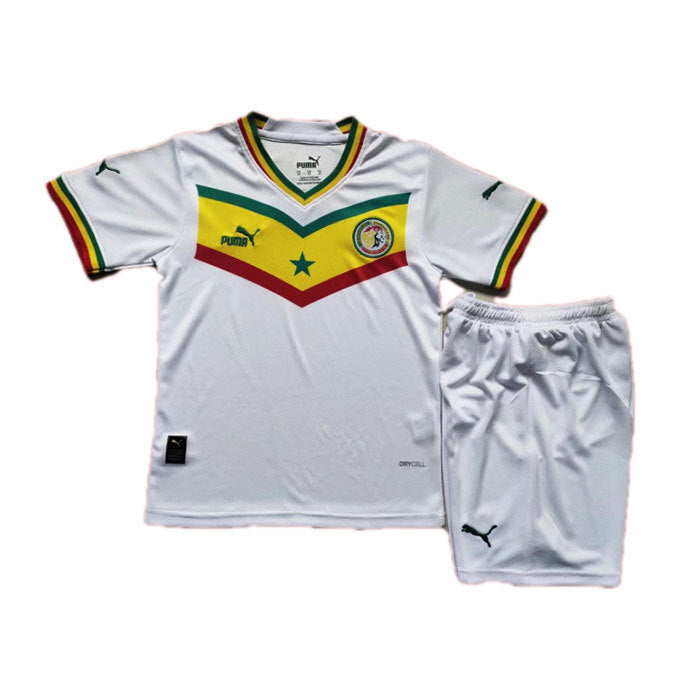 Senegal Kids 2022 Home Soccer Jersey sports jersey product view 1