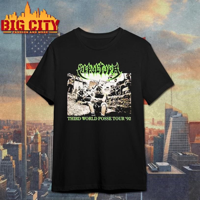 Sepultura Third World Posse Tour 1992 Shirt Unisex T-shirt, Sweatshirt, Hoodie, Long Sleeve Tee - T-Shirt, Sweatshirt, Hoodie