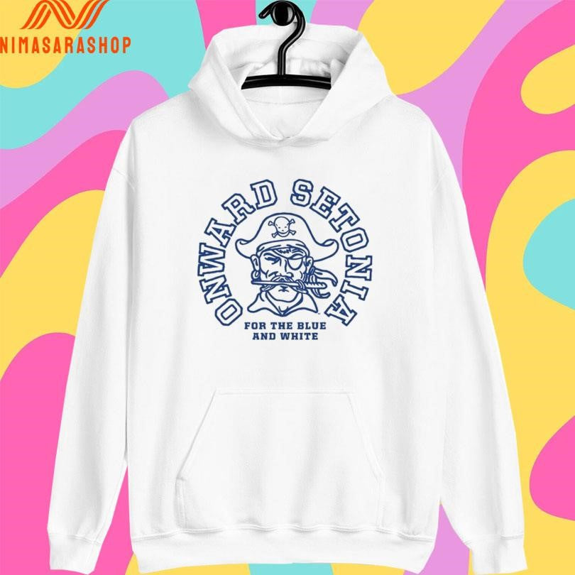 Seton Hall Pirates Men's Basketball Onward Setonia - Adult & Kids T-Shirts, Sweatshirts & Hoodies apparel design preview 2