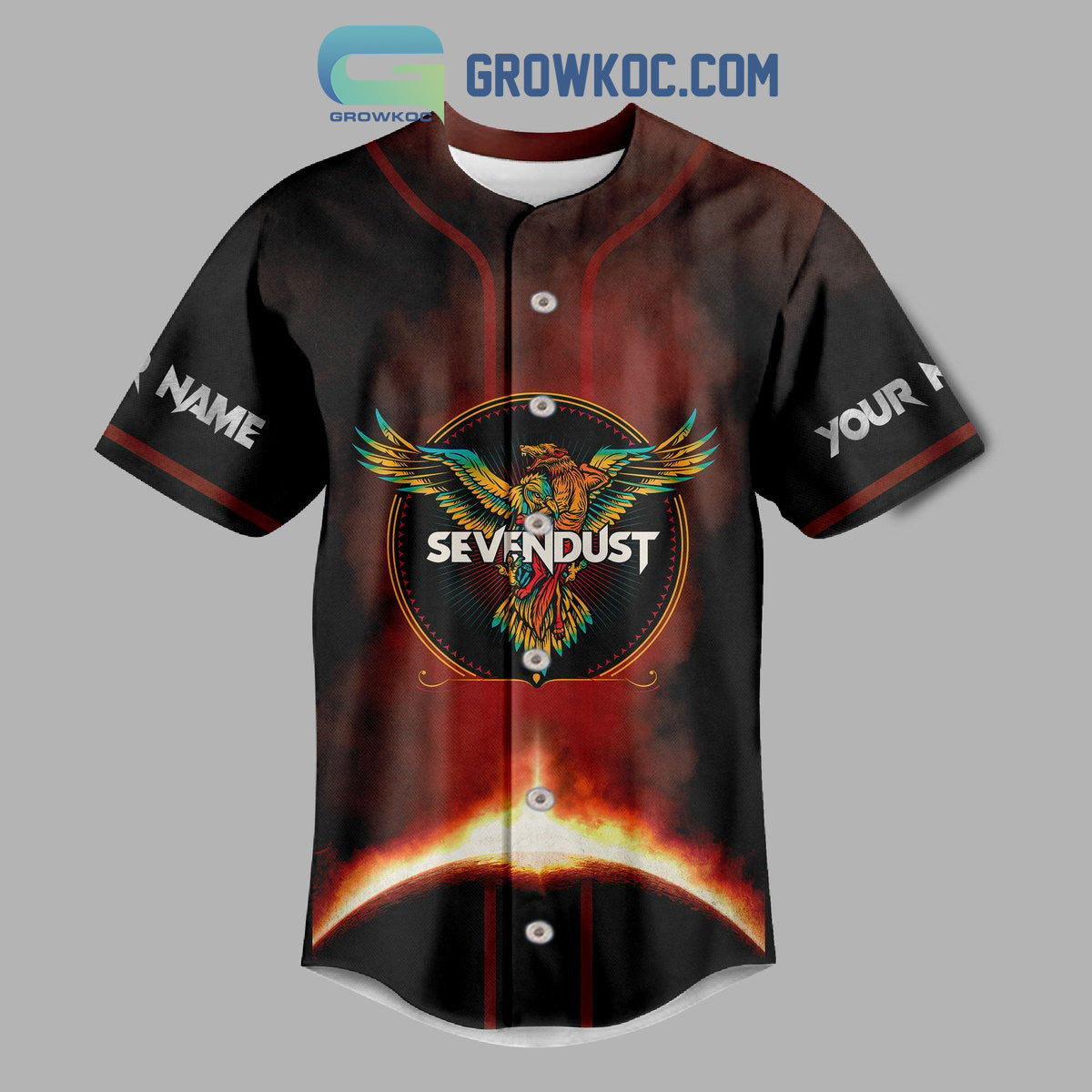 Seven Dust The World Doesn’t Always Love You Personalized Baseball Jersey baseball jersey product view 2