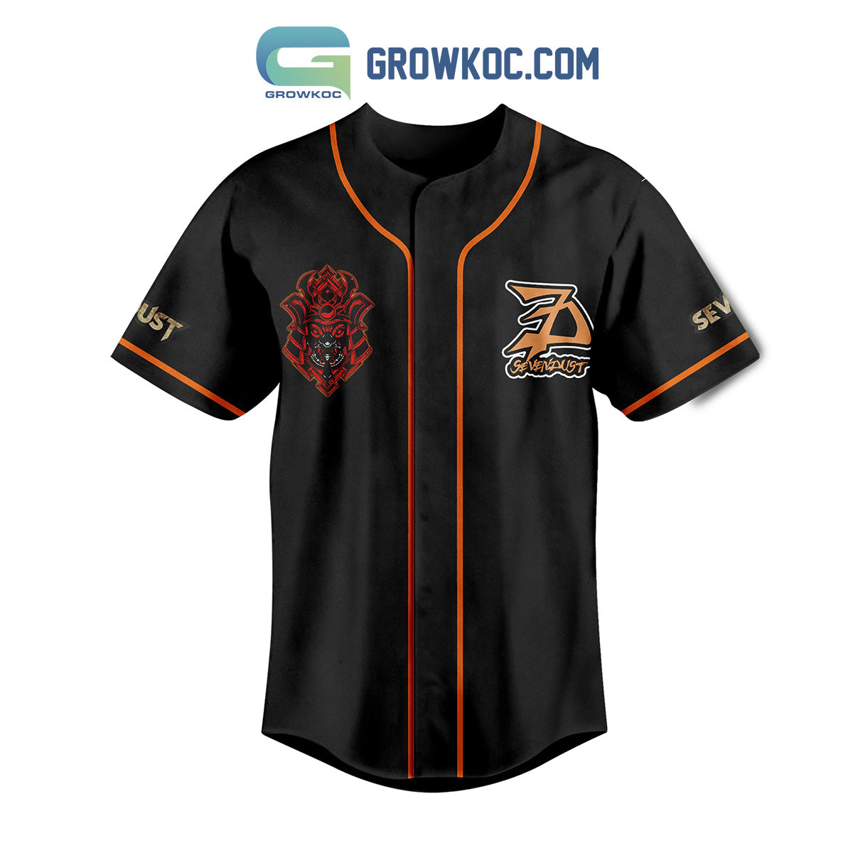 Sevendust In Dust We Trust Baseball Jersey baseball jersey product view 2