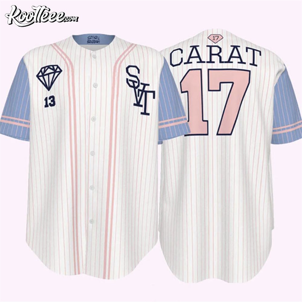 Seventeen Carat 17 Kpop Baseball Jersey baseball jersey product view 1