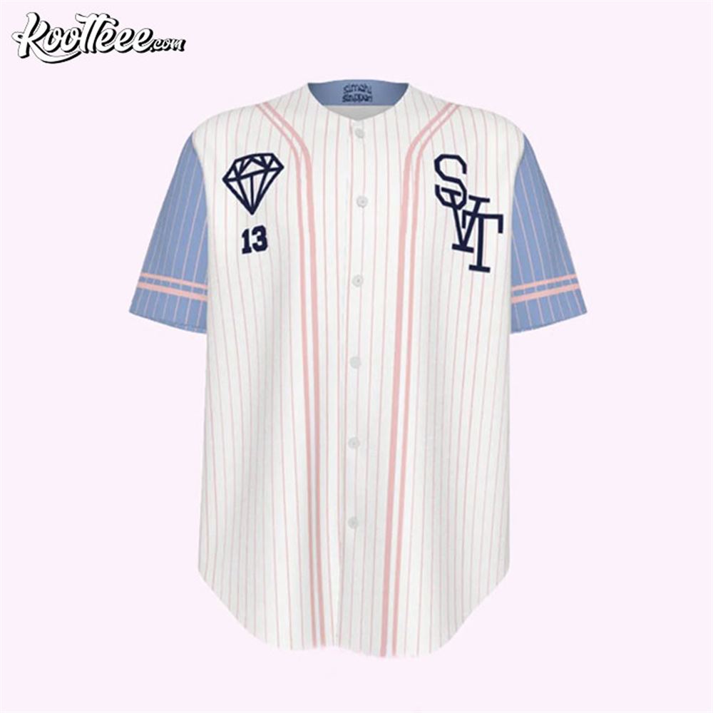 Seventeen Carat 17 Kpop Baseball Jersey baseball jersey product view 2