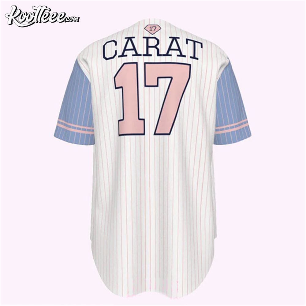 Seventeen Carat 17 Kpop Baseball Jersey baseball jersey product view 3