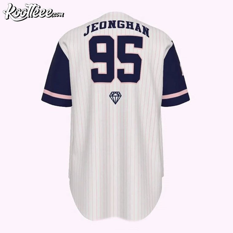 Seventeen Carat Custom Baseball Jersey baseball jersey product view 3