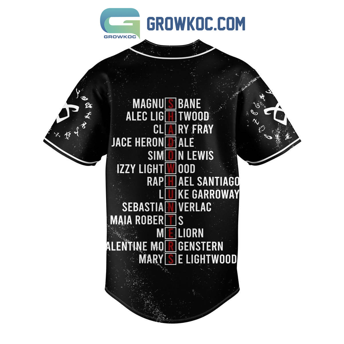 Shadow Hunters New York Institute Sicne 1920s Personalized Baseball Jersey baseball jersey product view 3