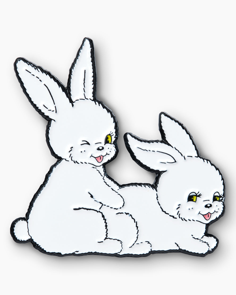Shagging Bunnies Enamel Pin Unisex T-shirt, Sweatshirt, Hoodie, Long Sleeve Tee - T-Shirt, Sweatshirt, Hoodie