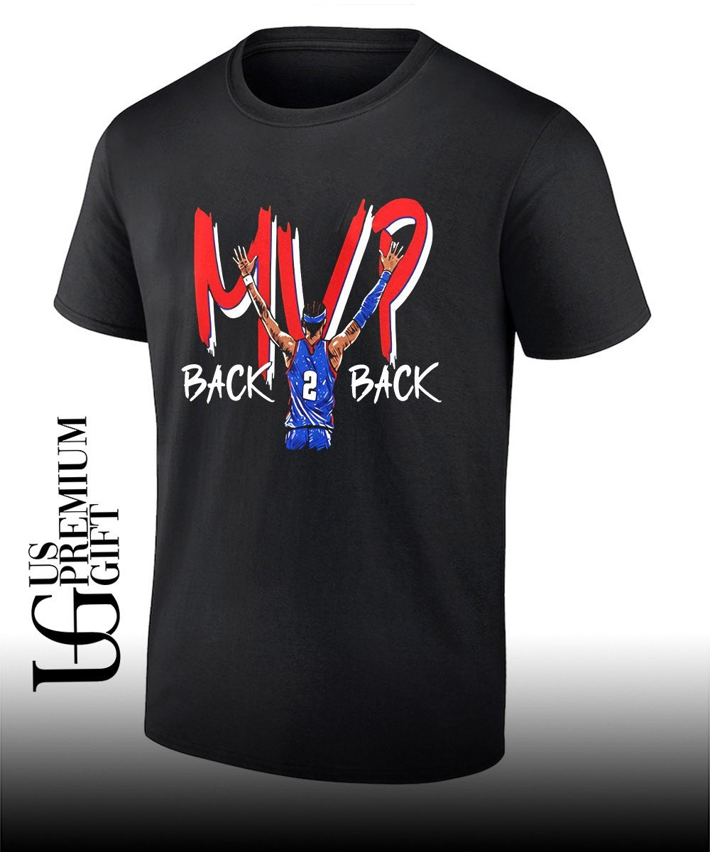 Shai Gilgeous Alexander MVP Back 2 Back OKC Thunder behinds shirt Unisex T-shirt, Sweatshirt, Hoodie, Long Sleeve Tee - T-Shirt, Sweatshirt, Hoodie