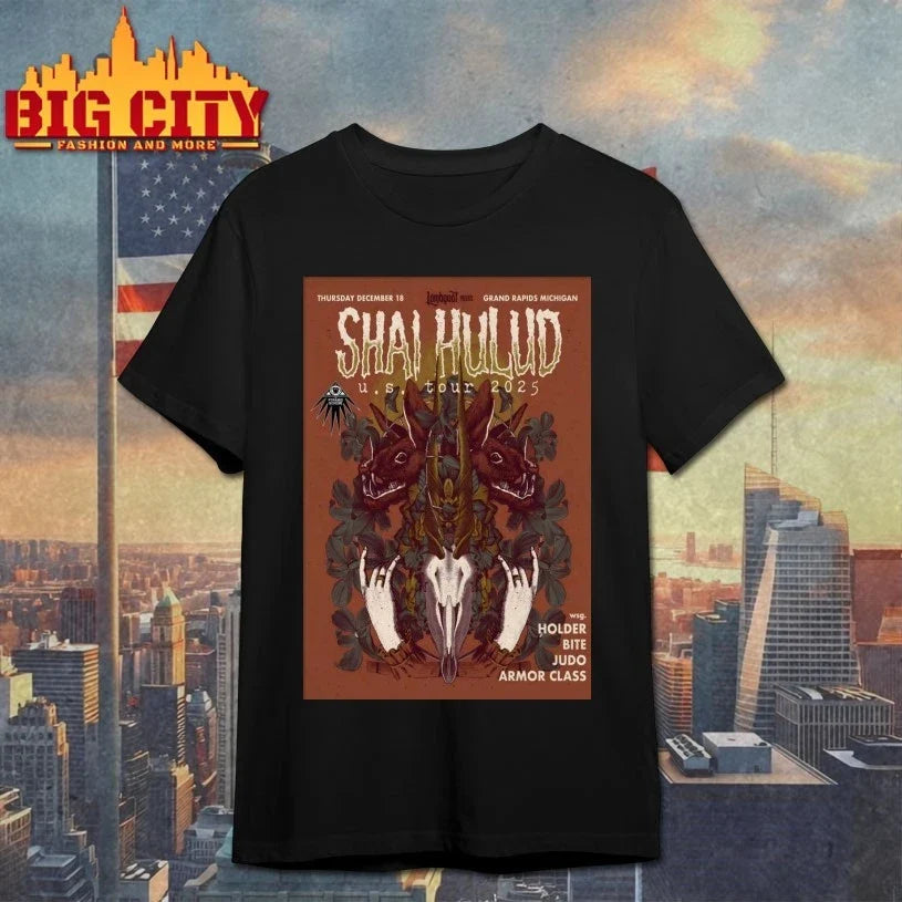 Shai Hulud Dec 18 2025 The Pyramid Scheme In Grand Rapids MI Poster shirt Unisex T-shirt, Sweatshirt, Hoodie, Long Sleeve Tee - T-Shirt, Sweatshirt, Hoodie