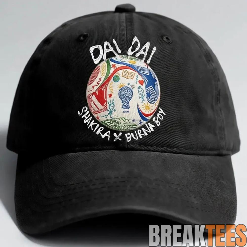 Shakira x Burna Boy World Cup 2026 Custom Baseball Cap Soccer Fan Gear Unisex T-shirt, Sweatshirt, Hoodie, Long Sleeve Tee - T-Shirt, Sweatshirt, Hoodie