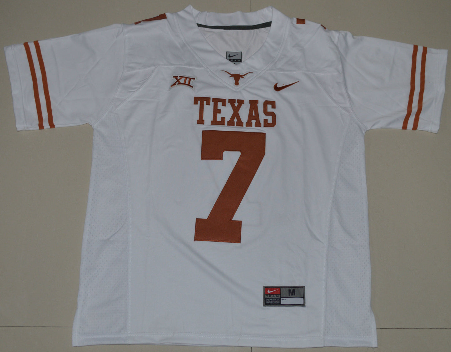 Shane Buechele 7 White 2016 2 College Football Jersey football jersey product view 1