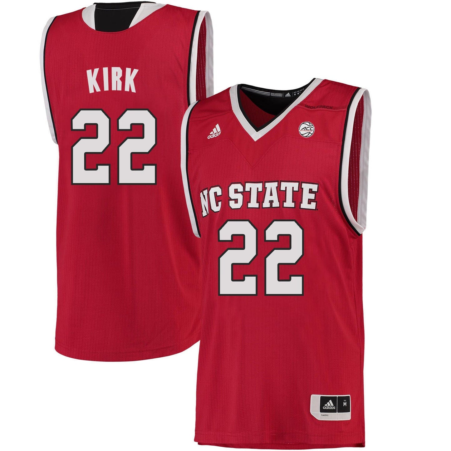 Shaun Kirk 22 Red College Football Jersey football jersey product view 1