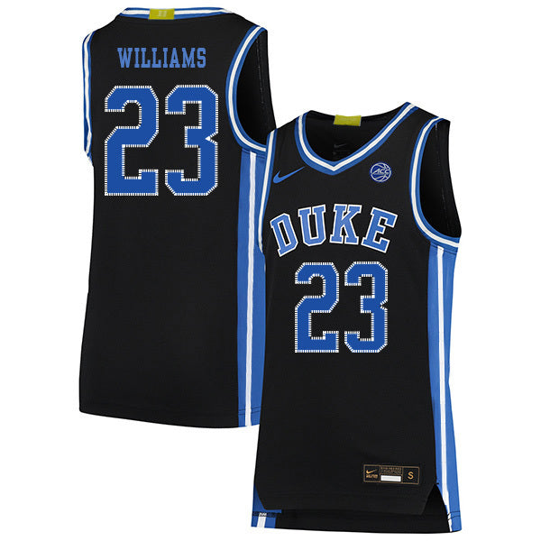 Shelden Williams 23 Black College Football Jersey football jersey product view 1