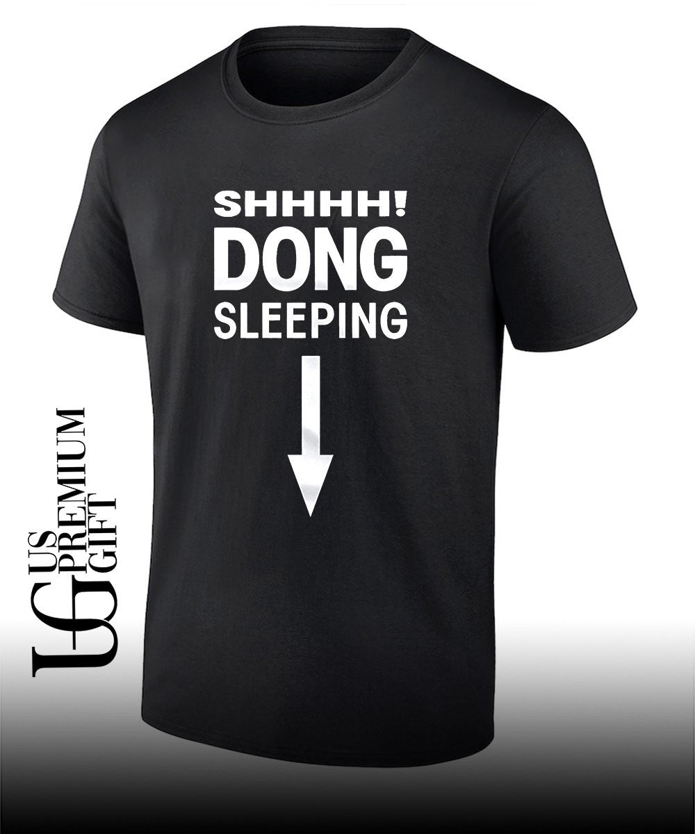 Shhhh dong sleeping shirt Unisex T-shirt, Sweatshirt, Hoodie, Long Sleeve Tee - T-Shirt, Sweatshirt, Hoodie