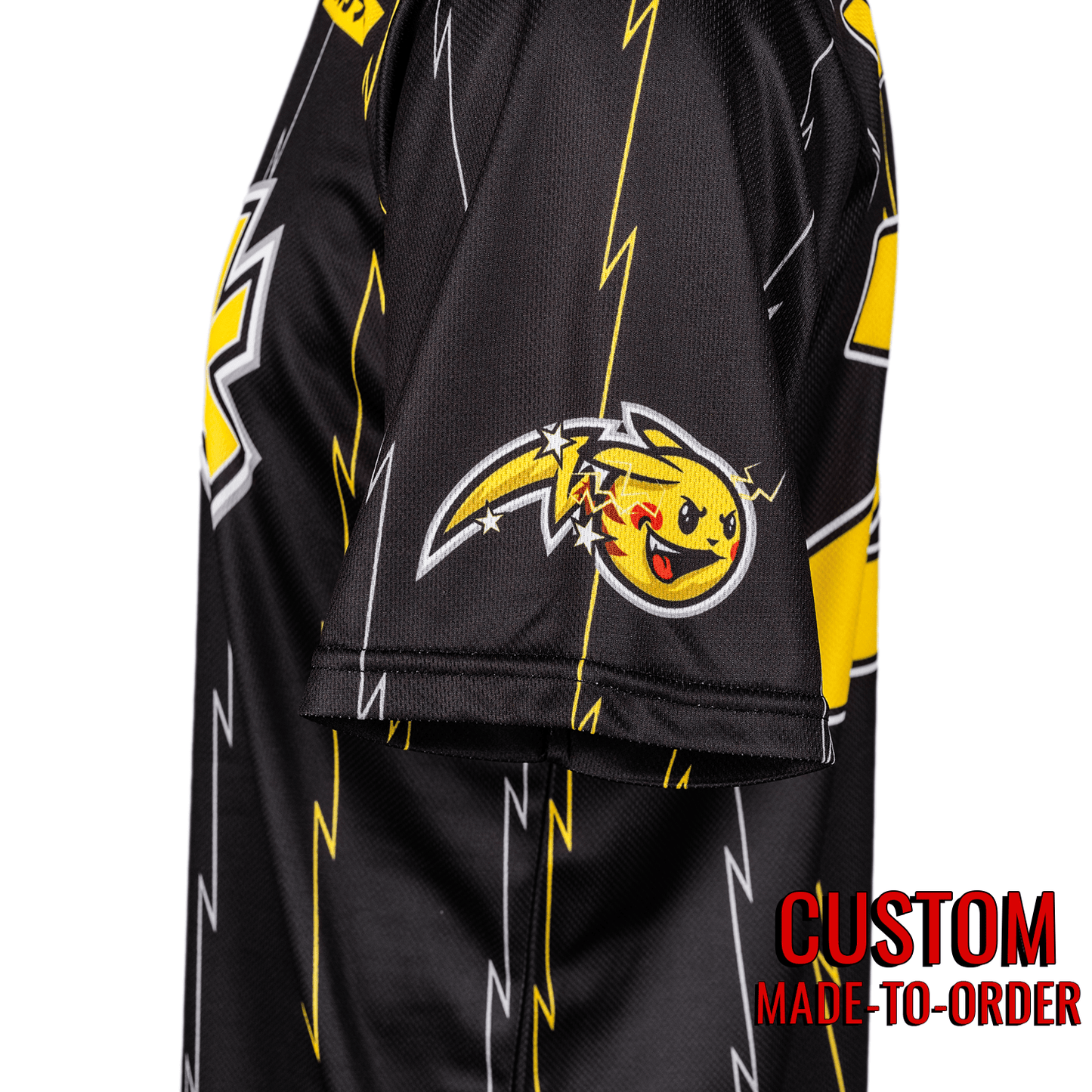 Shock PokéLeague Lifestyle Baseball Jersey *CUSTOM* baseball jersey product view 3
