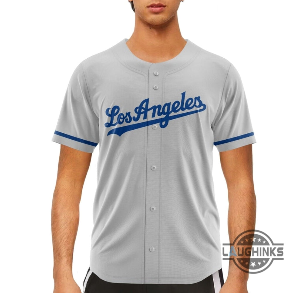 Shohei Ohtani Jersey All Over Printed Ohtani Number 17 Los Angeles Dodgers Baseball Jersey Shirts La Shotime Baseball Uniform Gift For Fans baseball jersey product view 1