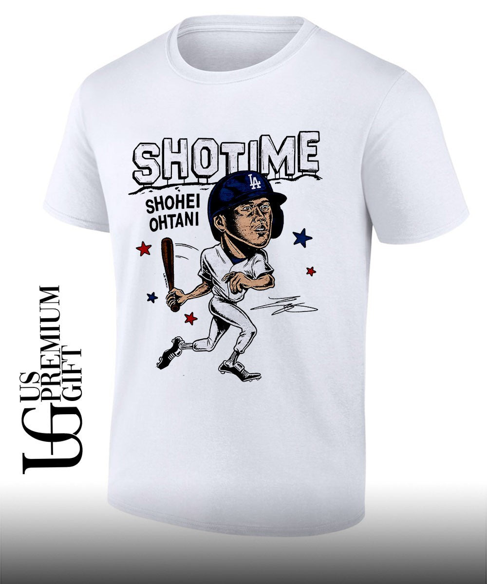Shohei Ohtani Los Angeles Dodgers Shotime caricature shirt Unisex T-shirt, Sweatshirt, Hoodie, Long Sleeve Tee - T-Shirt, Sweatshirt, Hoodie