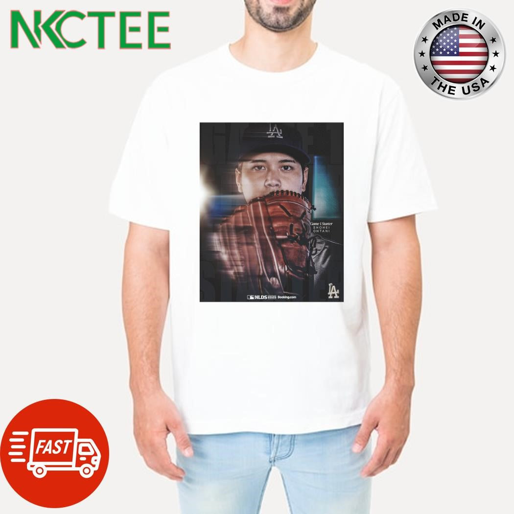 Shotime. Shohei Ohtani will start Game 1 of the NLDS 2025 photo shirt Unisex T-shirt, Sweatshirt, Hoodie, Long Sleeve Tee - T-Shirt, Sweatshirt, Hoodie