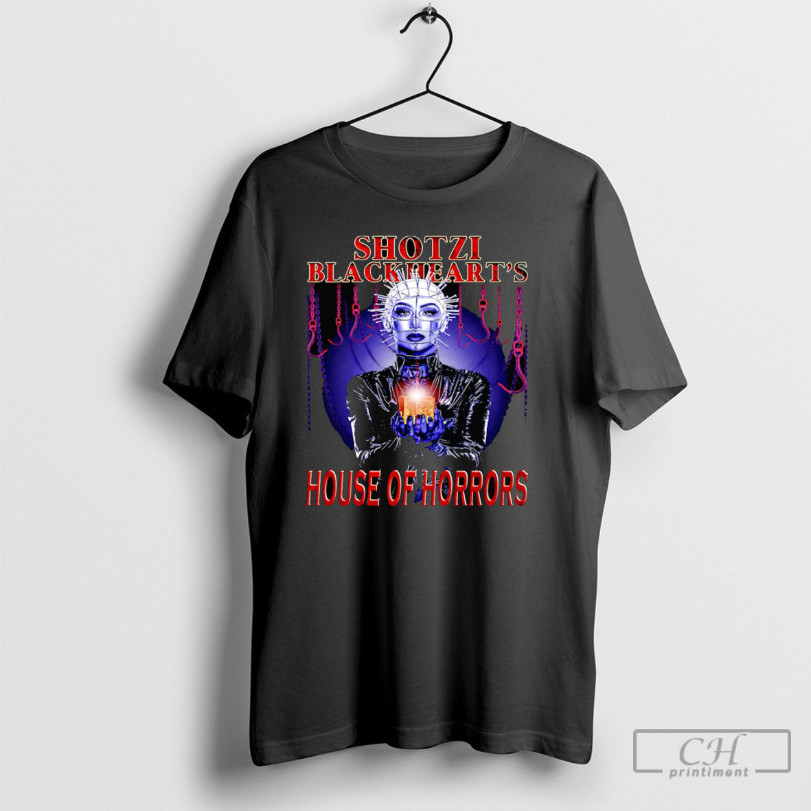 Shotzi Pinhead House Of Horrors Shirt Unisex T-shirt, Sweatshirt, Hoodie, Long Sleeve Tee - T-Shirt, Sweatshirt, Hoodie
