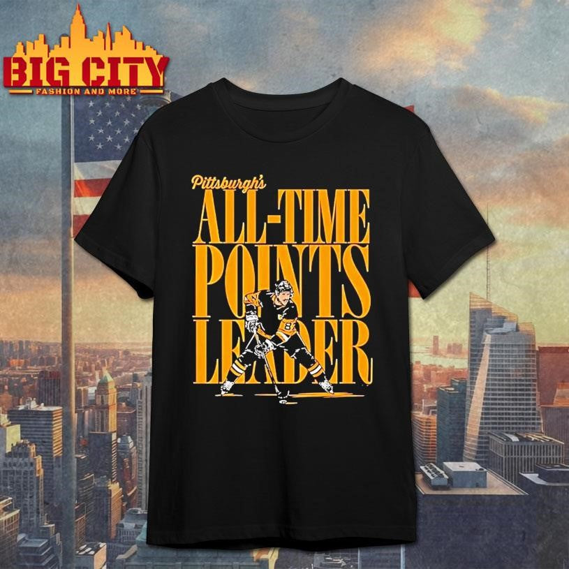 Sidney Crosby Pittsburghs All Time Points Leader Pittsburgh Penguins Shirt Unisex T-shirt, Sweatshirt, Hoodie, Long Sleeve Tee - T-Shirt, Sweatshirt, Hoodie