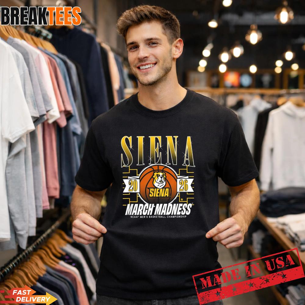 Siena Saints 2026 March Madness Mens Basketball Championship T-Shirt Unisex T-shirt, Sweatshirt, Hoodie, Long Sleeve Tee - T-Shirt, Sweatshirt, Hoodie