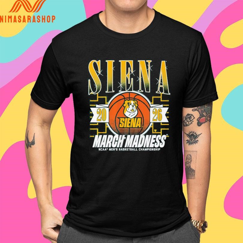 Siena Saints Mbb 2026 March Madness Ncaa Men's - Adult & Kids T-Shirts, Sweatshirts & Hoodies apparel design preview 4