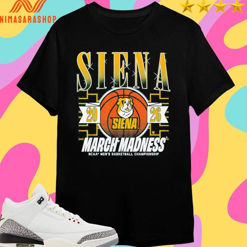 Siena Saints Mbb 2026 March Madness Ncaa Men's - Adult & Kids T-Shirts, Sweatshirts & Hoodies apparel design preview 1