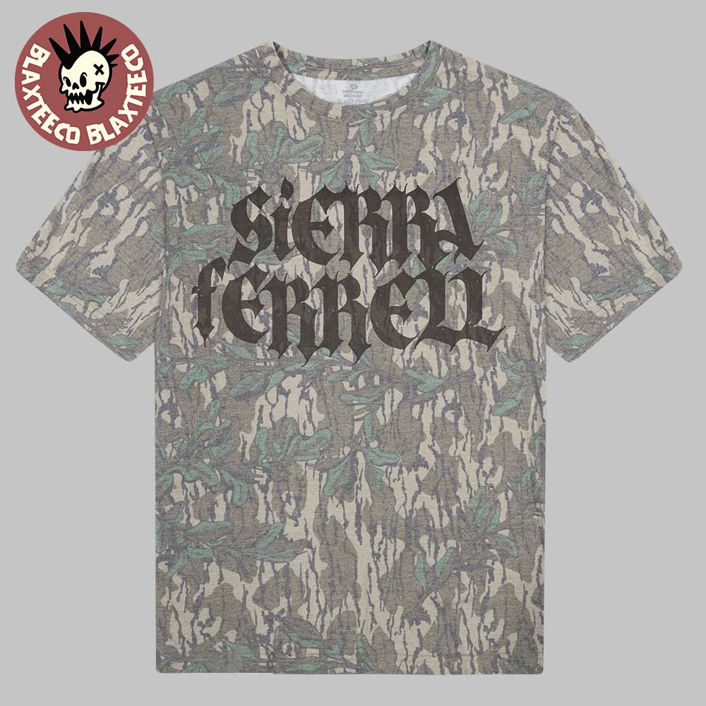 Sierra Ferrell Heavy Petal Tour 2026 Merch Camo Medieval Logo T-Shirt Unisex T-shirt, Sweatshirt, Hoodie, Long Sleeve Tee - T-Shirt, Sweatshirt, Hoodie