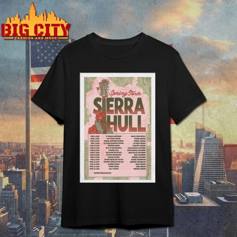 Sierra Hull 2026 Spring Shows Poster shirt Unisex T-shirt, Sweatshirt, Hoodie, Long Sleeve Tee - T-Shirt, Sweatshirt, Hoodie
