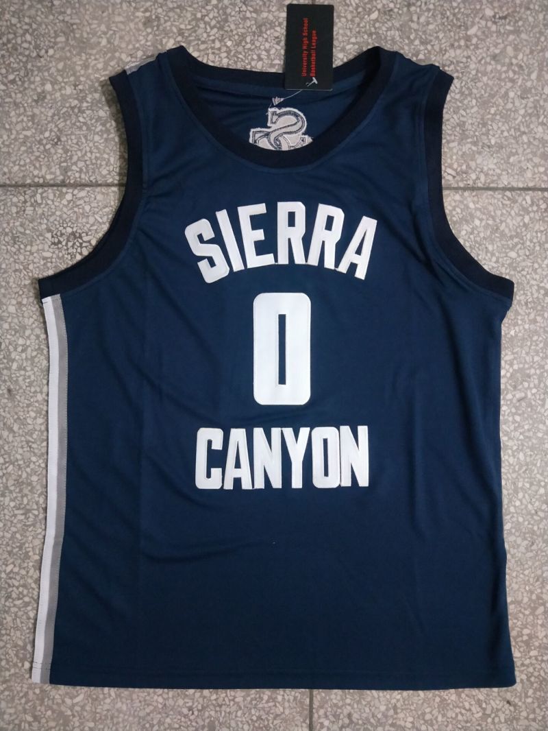 Sierra Canyon #0 Bronny Style 2 College Football Jersey football jersey product view 1