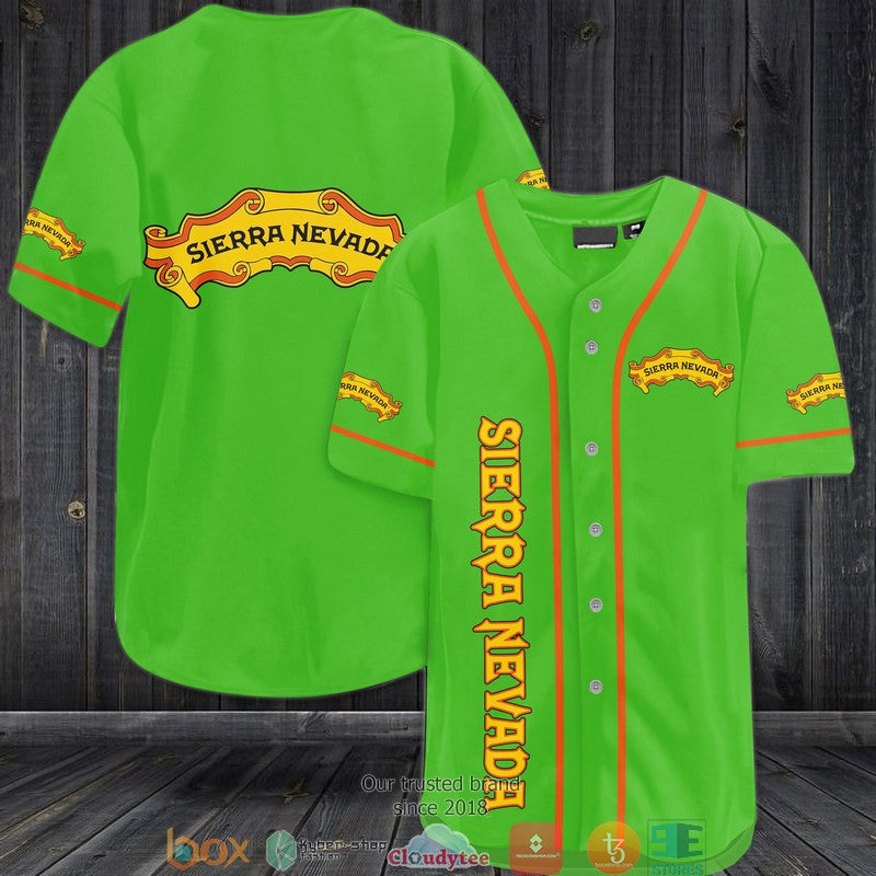 BEST Sierra Nevada Beer Baseball Jersey baseball jersey product view 1