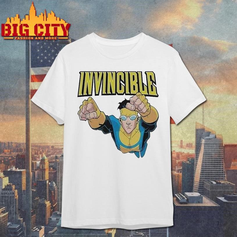Simon Pegg Wearing Mark Grayson Paul Invincible Shirt Unisex T-shirt, Sweatshirt, Hoodie, Long Sleeve Tee - T-Shirt, Sweatshirt, Hoodie